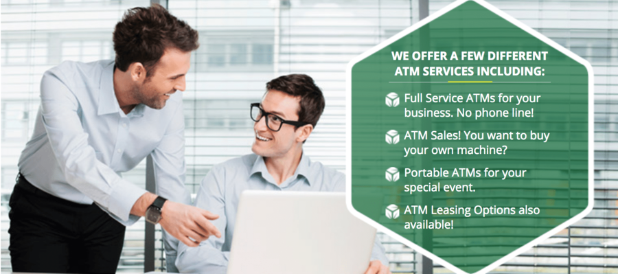 Green Machine ATM machine - Free ATM placement services in Nashville Tennessee